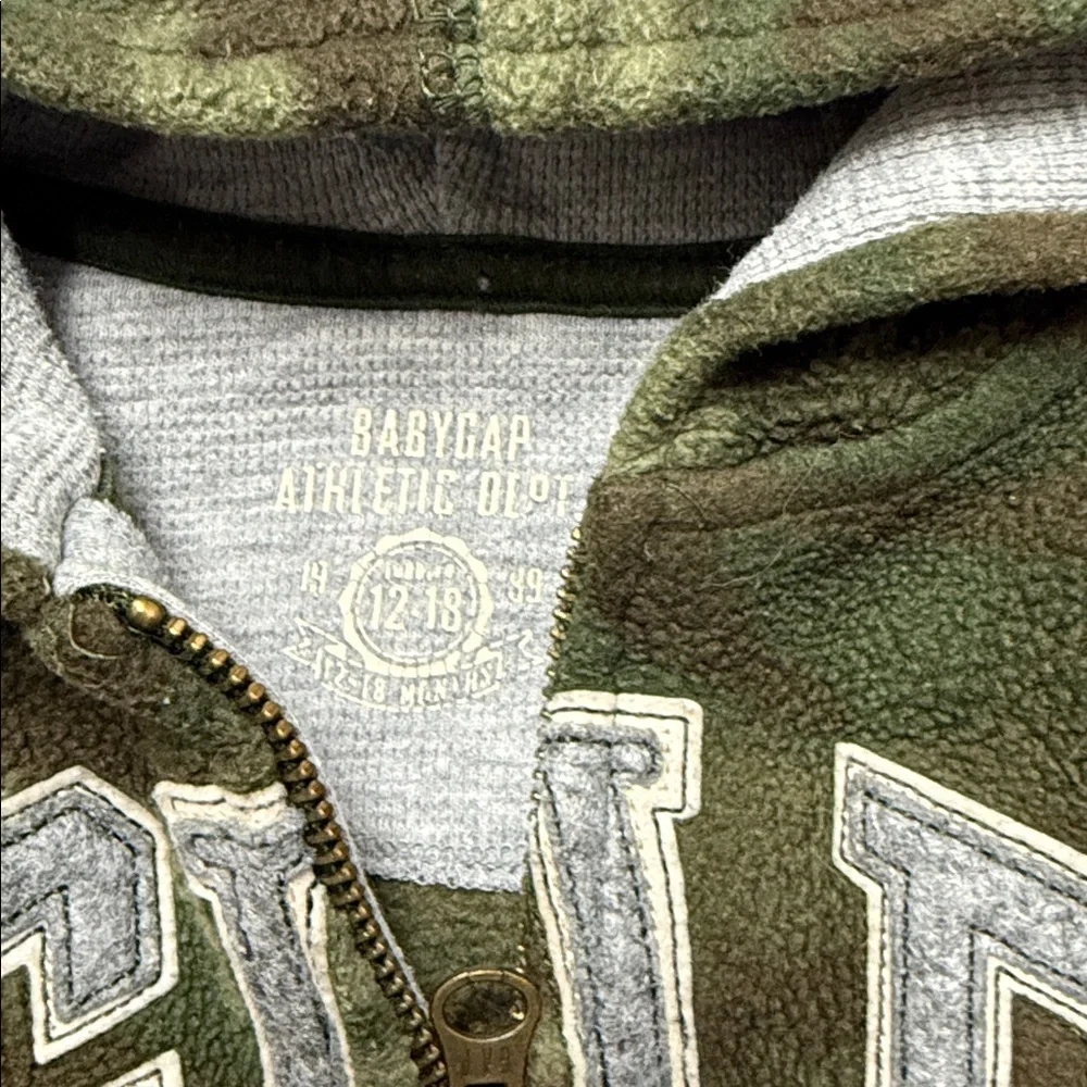 Baby Gap Camo Hooded Fleece. 18-24mo